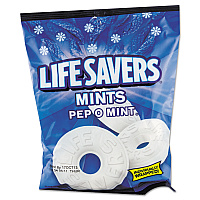 LifeSavers Hard Candy Mints, Pep-O-Mint, Individually Wrapped, 6.25 oz Bag (LFS88503)