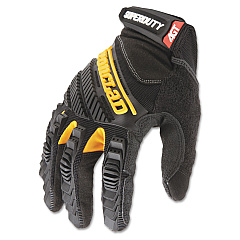 Ironclad SuperDuty Gloves, Large, Black/Yellow, 1 Pair (IRNSDG204L)