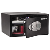 Sentry Safe Electronic Lock Security Safe, 1 cu ft, 16.94w x 14.56d x 8.88h, Black (SENX105)