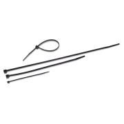 Tatco Nylon Cable Ties, 11 x 0.19, 50 lb, Black, 500/Pack (22700)