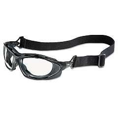 Honeywell Uvex Seismic Sealed Eyewear, Clear Uvextra AF Lens, Black Frame (UVXS0600X)