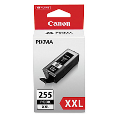 Canon 8050B001 (PG-255XXL) ChromaLife100+ Extra High-Yield Ink, 300 Page-Yield, Black
