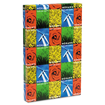 Mohawk Color Copy 98 Paper and Cover Stock, 98 Bright, 80 lb Cover Weight, 11 x 17, 250/Pack (MOW12215)