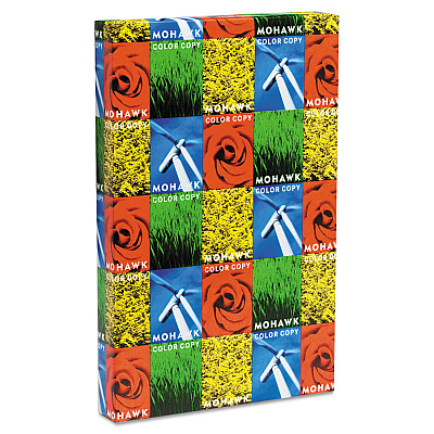 Mohawk Color Copy 98 Paper and Cover Stock, 98 Bright, 80 lb Cover Weight, 18 x 12, 250/Pack (MOW12216)