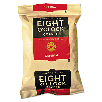 Eight O'Clock Regular Ground Coffee Fraction Packs, Original, 2 oz, 42/Carton (EIG320840)