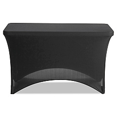 Iceberg iGear Fabric Table Cover, Polyester/Spandex, 24" x 48", Black (ICE16511)