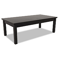 Alera Valencia Series Occasional Table, Rectangle, 47.25w x 19.13d x 16.38h, Black (ALEVA7548BK)