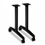 HON Huddle T-Leg Base for 24" and 30" Deep Table Tops, 39.25w x 23.5d x 23.38h, Black (MTLEG24CP)