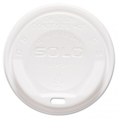 Solo The Gourmet Lid Hot Cup Lids for Trophy Plus, Fits 12 oz to 20 oz, White, 1,500/Carton (LGXW2)