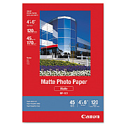 Canon Matte Photo Paper, 4 x 6, Matte White, 120/Pack (CNM7981A014)