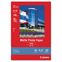 Canon Matte Photo Paper, 4 x 6, Matte White, 120/Pack (CNM7981A014)