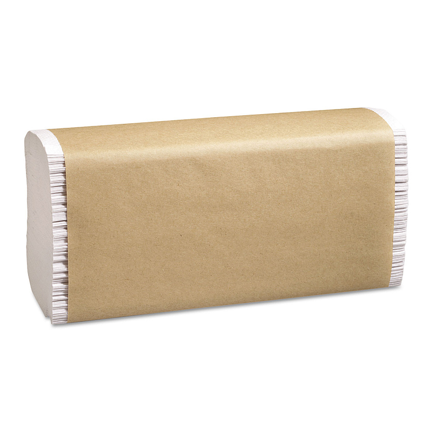 Marcal PRO 100% Recycled Folded Paper Towels, Multi-Fold, 1-Ply, 9.5 x 9.25, White, 250/Pack, 16 Packs/Carton (MRCP200B)
