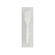 Medium Pp Individually Wrapped Fork, White (250 Per Bag, 4 Bags Per Case), Case Of 1000 (CPPMDFKIWW4)