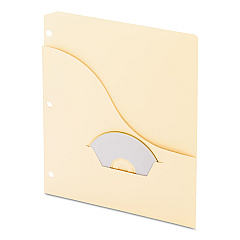Pendaflex Pocket Project Folders, 3-Hole Punched, Letter Size, Manila, 15/Pack (PFX31870)