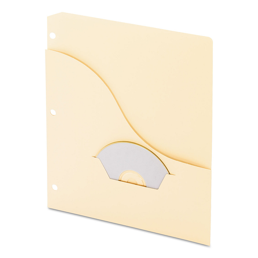 Pendaflex Pocket Project Folders, 3-Hole Punched, Letter Size, Manila, 15/Pack (PFX31870)