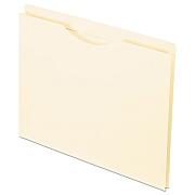 Pendaflex Manila Reinforced File Jackets, 2-Ply Straight Tab, Letter Size, Manila, 50/Box (PFX22100)
