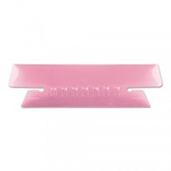 Pendaflex Transparent Colored Tabs For Hanging File Folders, 1/3-Cut, Pink, 3.5" Wide, 25/Pack (4312PIN)