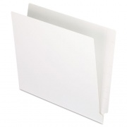 Pendaflex Colored End Tab Folders with Reinforced Double-Ply Straight Cut Tabs, Letter Size, 0.75" Expansion, White, 100/Box (H110DW)