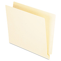 Pendaflex Manila End Tab Folders, 9.5" High Front, Straight 1-Ply Tabs, Letter Size, Manila, 100/Box (PFXH110)