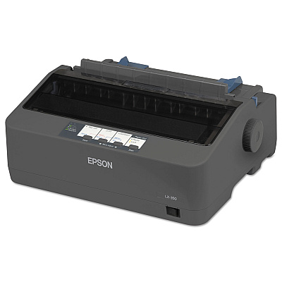 Epson LX-350 Dot Matrix Printer, 9 Pins, Narrow Carriage (C11CC24001)