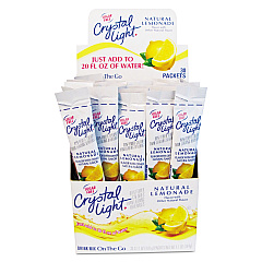 Crystal Light Flavored Drink Mix, Lemonade, 30 .17oz Packets/Box (CRY79600)