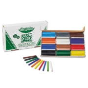 Crayola Color Sticks Classpack Set, 9.7 mm, HB (#2.5), Assorted Lead/Barrel Colors, 120/Pack (688120)