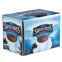 Swiss Miss Hot Cocoa Mix, No Sugar Added, 24 Packets/Box (SWM55584)