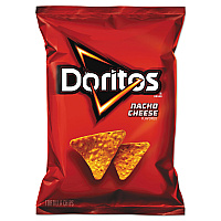 Doritos Nacho Cheese Tortilla Chips, 1.75 oz Bag, 64/Carton (LAY44375)