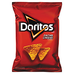 Doritos Nacho Cheese Tortilla Chips, 1.75 oz Bag, 64/Carton (LAY44375)