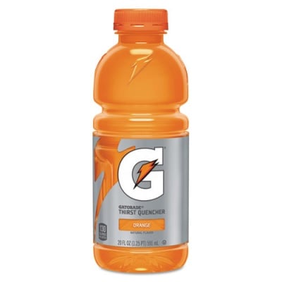 Gatorade G-Series Perform 02 Thirst Quencher, Orange, 20 oz Bottle, 24/Carton (28674)