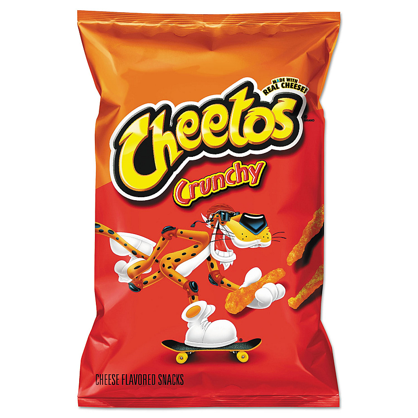Cheetos Crunchy Cheese Flavored Snacks, 2 oz Bag, 64/Carton (LAY44366)