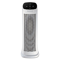 Honeywell Air Genius 3 Oscillating Tower Air Purifier with Permanent Washable Filter, 225 sq ft Room Capacity, White (HWLHFD300V1)