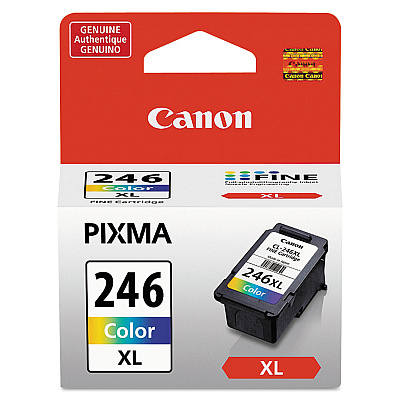 Canon 8280B001 (CL-246XL) ChromaLife100+ High-Yield Ink, 300 Page-Yield, Tri-Color