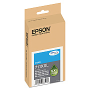 Epson T711XXL220 (711XL) DURABrite Ultra Ink, 3400 Page-Yield, Cyan