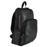 Eastsport Mesh Backpack, Fits Devices Up to 17", Polyester, 12 x 17.5 x 5.5, Black (113960BJBLK)