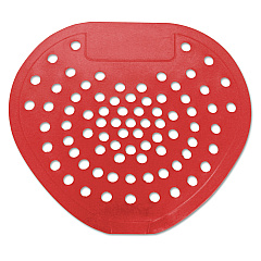 HOSPECO Health Gards Vinyl Urinal Screen, Cherry Scent, 7.75 x 6.88, Red, Dozen (HOS03901)