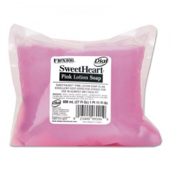 Sweetheart Pink Soap for Dial 800 mL Dispenser, Fruity Floral, 800 mL, 12/Carton (99506)