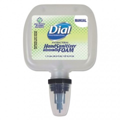 Dial Professional Antibacterial Foam Hand Sanitizer, 1.2 L Refill, Fragrance-Free, 3/Carton (05085)