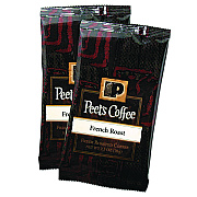 Peet's Coffee Coffee Portion Packs, French Roast, 2.5 oz Frack Pack, 18/Box (504914)
