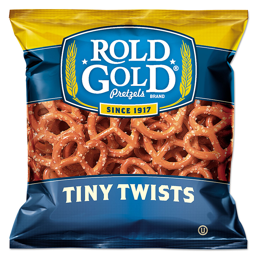 Rold Gold Tiny Twists Pretzels, 1 oz Bag, 88/Carton (LAY32430)