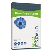 Universal Deluxe Color Copy and Laser Paper, 98 Bright, 28 lb Bond Weight, 11 x 17, White, 500/Ream (96244)
