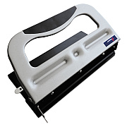 AbilityOne 7520016203315, SKILCRAFT Heavy-Duty Three-Hole Punch, 9/32" Holes, 32-Sheet, Black