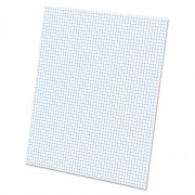 Ampad Quadrille Pads, Quadrille Rule (5 sq/in), 50 White (Heavyweight 20 lb Bond) 8.5 x 11 Sheets (22002)