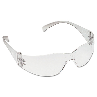 3M Virtua Protective Eyewear, Clear Frame/Clear Lens, Hard-Coat (MMM1132600002EA)