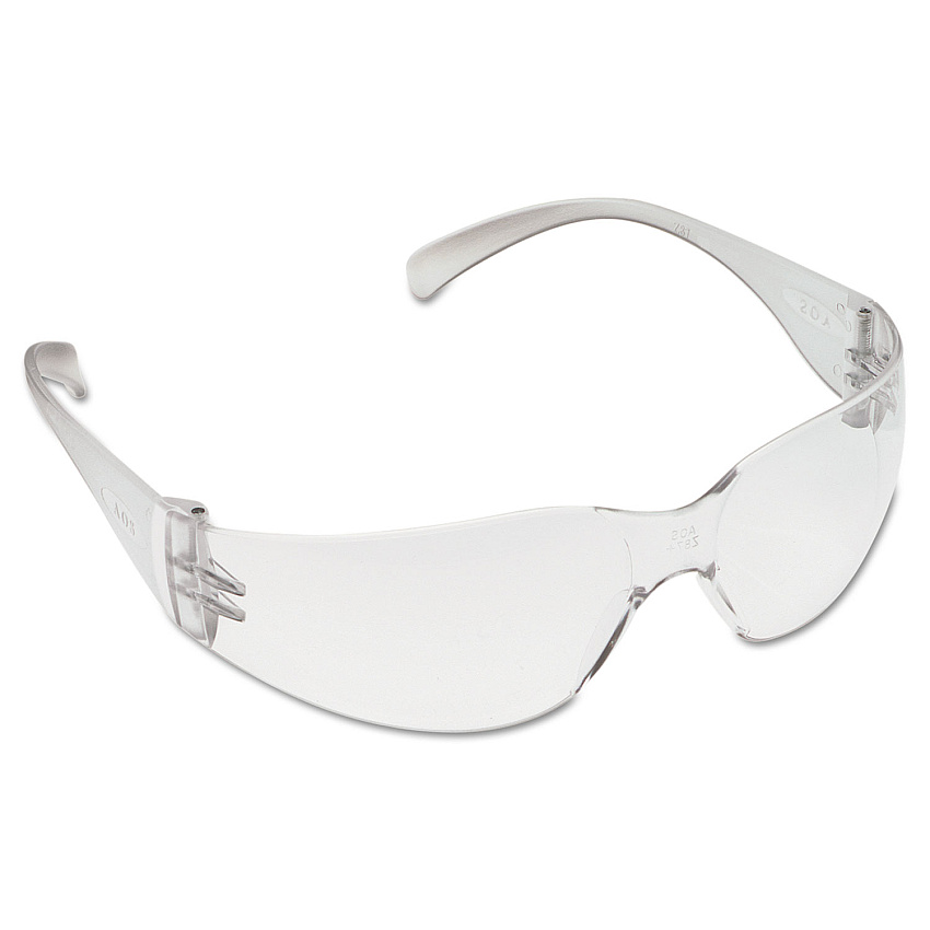 3M Virtua Protective Eyewear, Clear Frame/Clear Lens, Hard-Coat (MMM1132600002EA)