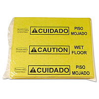 Rubbermaid Commercial Over-The-Spill Pad Tablet, 12 oz, 14 x 16.5, 25/Pack (RCP4253YEL)