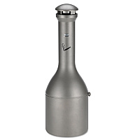 Rubbermaid Commercial Infinity Traditional Smoking Receptacle, 4.1 gal, 13 dia x 39h, Antique Pewter (RCP9W33APE)