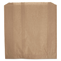 Rubbermaid Commercial Waxed Napkin Receptacle Liners, 2.75" x 8.75" x 8.5", Brown, 250/Carton (RCP6141)
