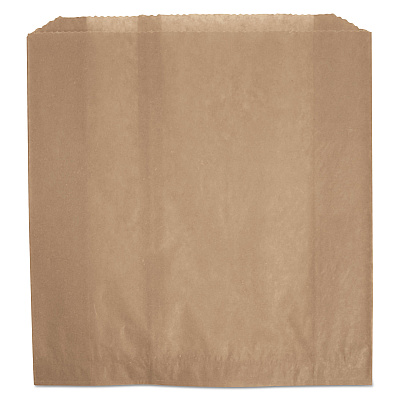 Rubbermaid Commercial Waxed Napkin Receptacle Liners, 2.75" x 8.75" x 8.5", Brown, 250/Carton (RCP6141)