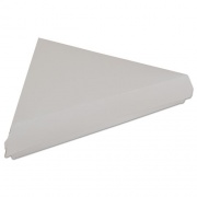 SCT White Pizza Clamshells, 9.25 x 9 x 1.69, White, Paper, 400/Carton (0719)